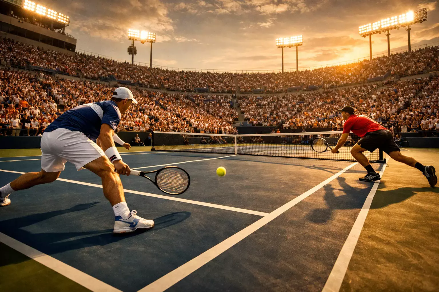 Spannendes Tennismatch live auf dem Centre Court